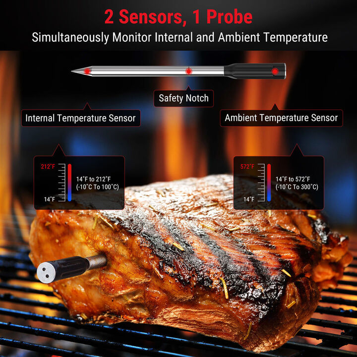 TempPro TempSpike Wireless Bluetooth Meat Thermometer, large image number 4