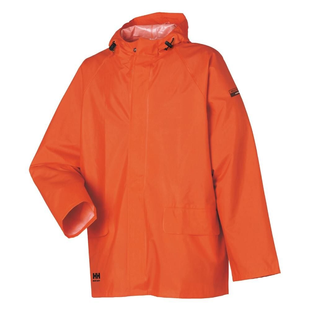 Helly Hansen Mandal Rain Jacket Polyester Dark Orange Size 3XL – 70129-290-3XL