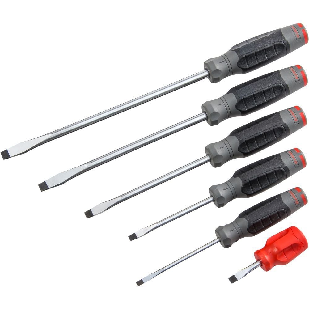 Proto Round Flat Blade Screwdriver Set 6pc, large image number 2