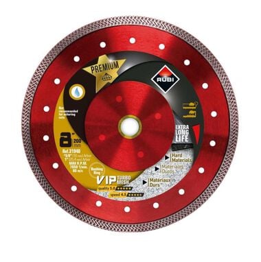 Rubi Tools Blade Viper Mesh 8 In. Diamond Blade (1in and 5/8in Arbor), large image number 0