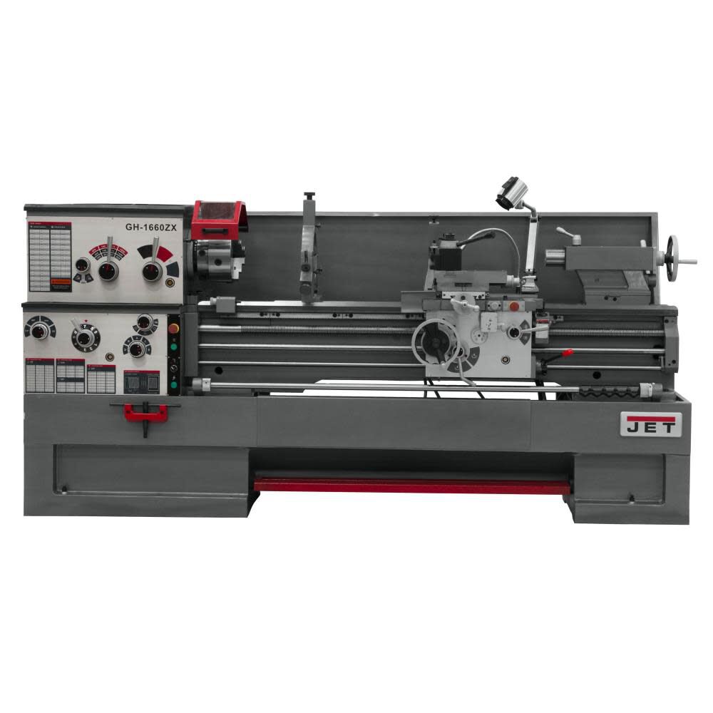 JET Gear Head 16 x 60 ZX 3-1/8 In. Spindle Bore Precision Lathe, large image number 1