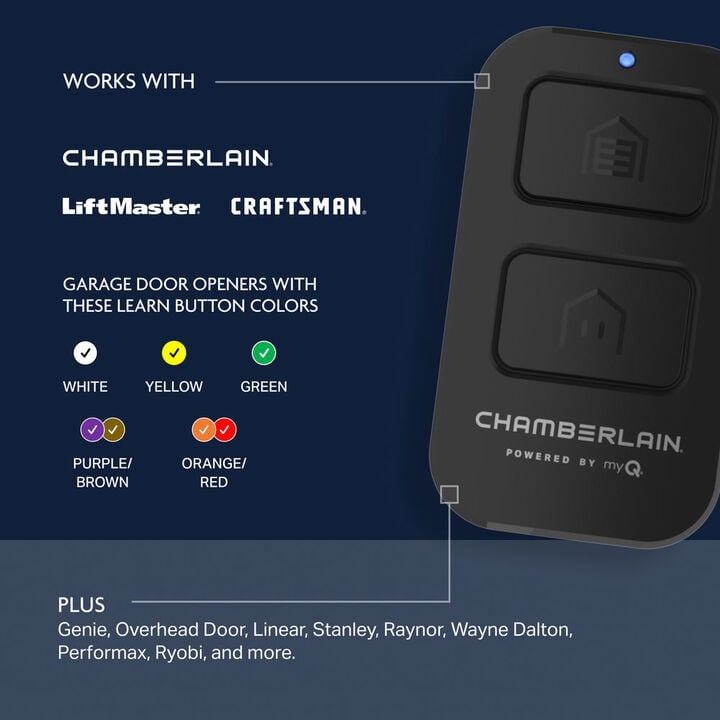 Chamberlain Universal 2-Button Garage Door Remote, large image number 2