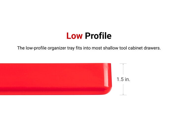 Tekton 3 Compartment Organizer Tray Red, large image number 4
