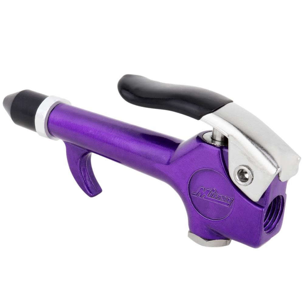 Milton 1/4 Inch NPT Lever Blow Gun Tool - Rubber Tip Nozzle, Purple, large image number 3