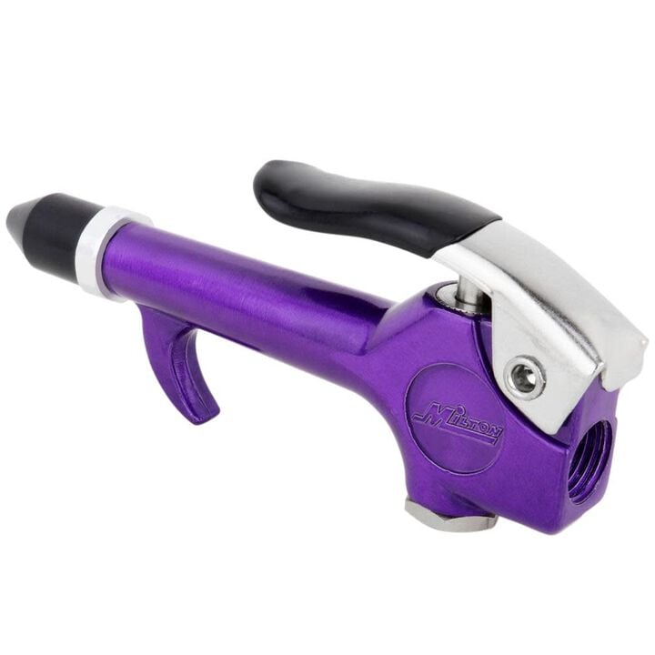 Milton 1/4 Inch NPT Lever Blow Gun Tool - Rubber Tip Nozzle, Purple, large image number 2