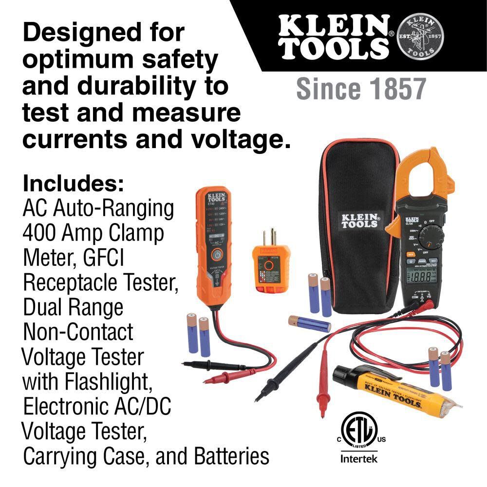 Klein Tools Electrical Test Kit CL120VP Acme Tools
