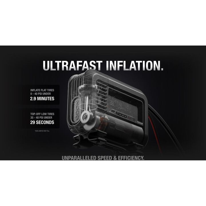 Noco 12V 15A 200W 80 PSI 44 SLPM Portable Air Compressor/Inflator, large image number 9