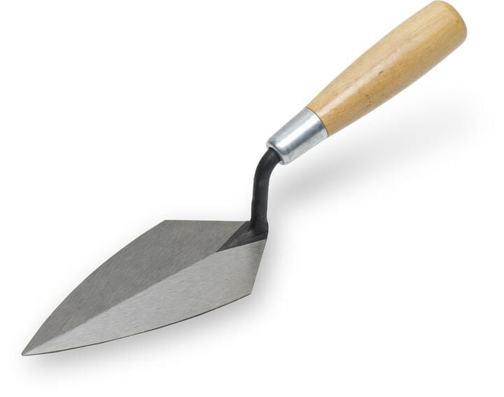 Marshalltown 2-3/4 Inch x 6 Inch Philadelphia Pointing Trowel with Wood Handle