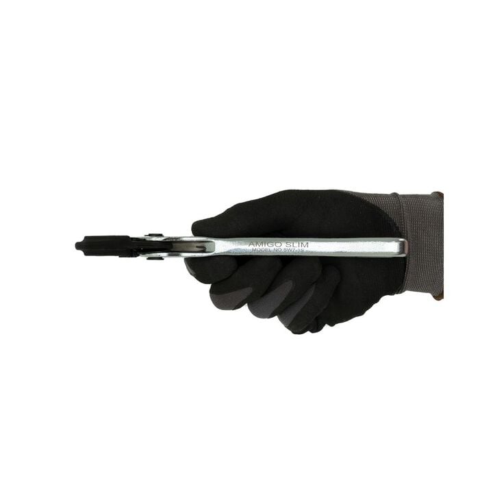Pipe Vise 1 Inch Chrome Steel Amigo Slim Self Adjusting Pipe Wrench, large image number 2