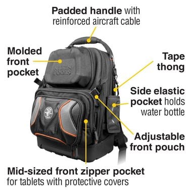 Klein Tools Tradesman Pro Tool Master Backpack, large image number 2