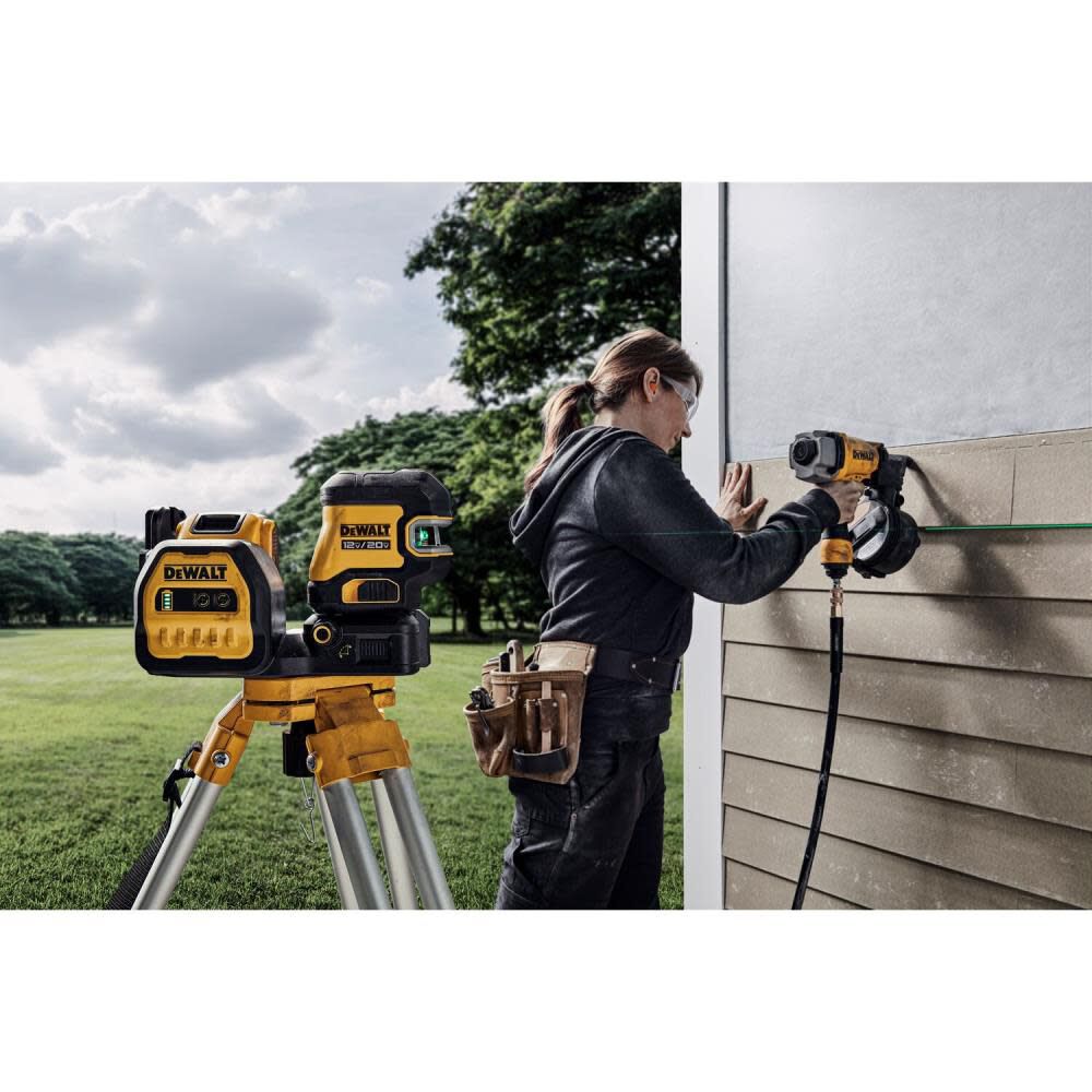 DEWALT 20V MAX 2 Spot Green Laser Cordless Bare Tool DCLE34220GB