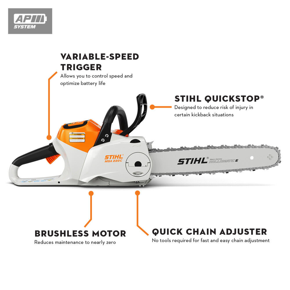Stihl shop brushless chainsaw