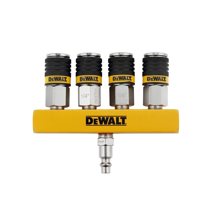 DEWALT 4-Way Straight Air Manifold