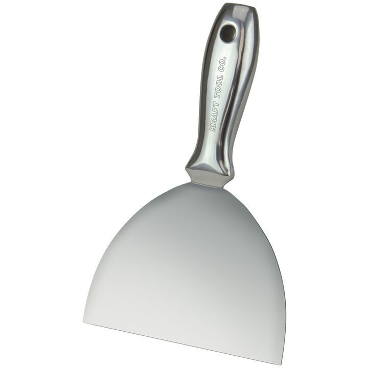 Kraft Tool Co 6 Inch Stainless Steel Blade Joint Knife with Stainless Steel Handle