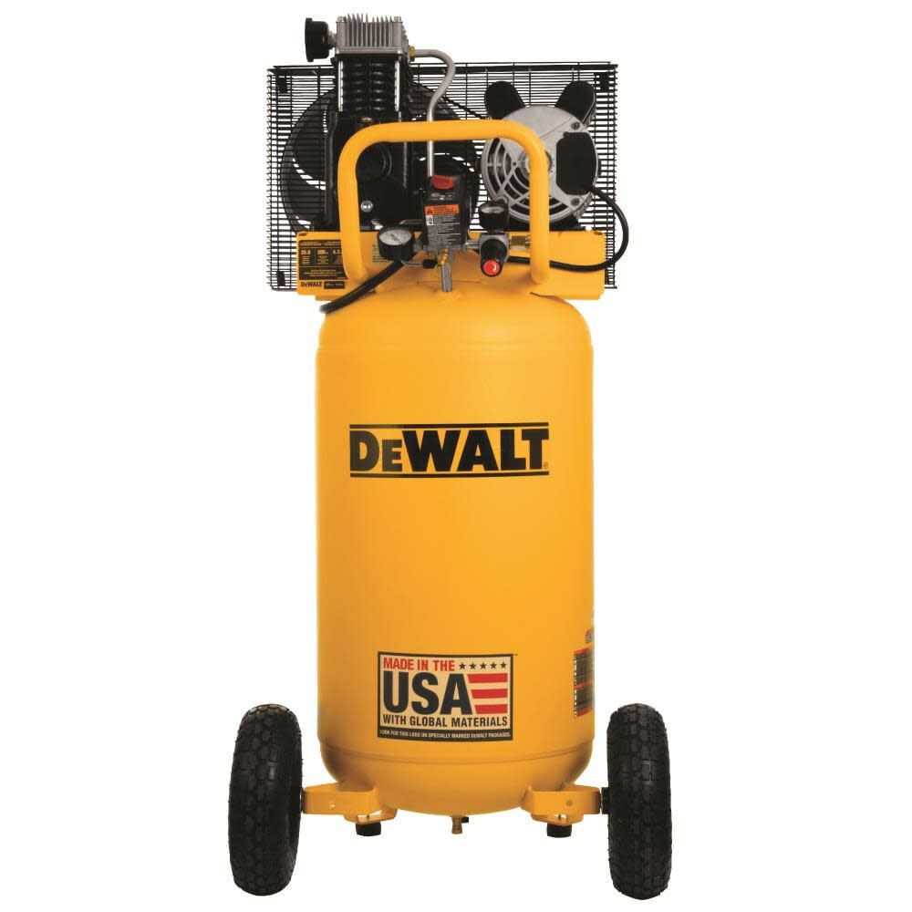 DEWALT 25 Gallon 200 PSI Portable Vertical Electric Air Compressor – DXCM251