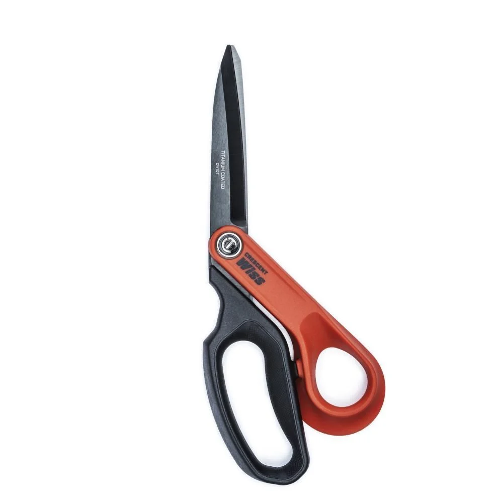 Crescent Wiss 10in Tradesman Shears Offset Right Hand Titanium Coated, large image number 1