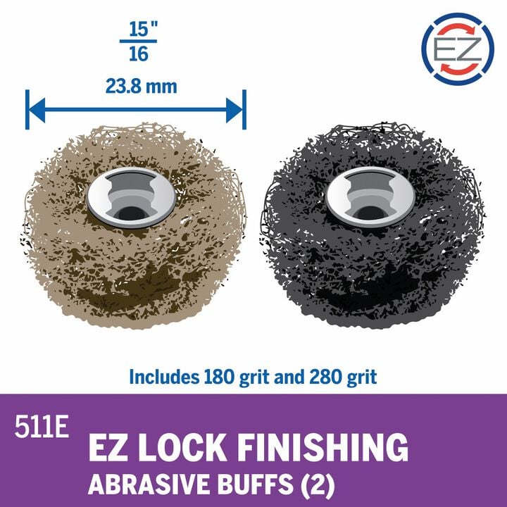 Dremel Coarse and Medium Finishing Abrasive Buffs, large image number 2