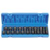Grey Pneumatic 1/2 In. Drive 18 pc. Combo Hex Set, small image number 1