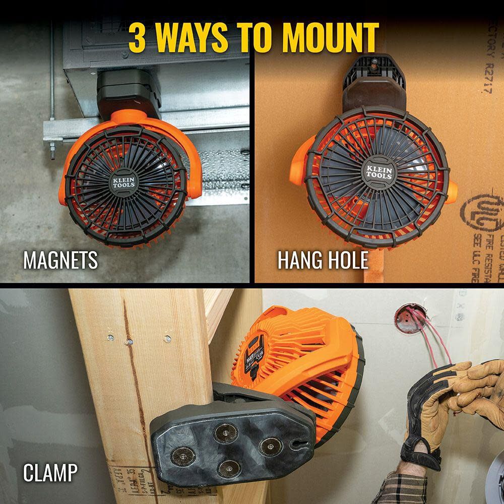 Klein Tools Promotional Rechargeable Clamping Jobsite Fan, large image number 3
