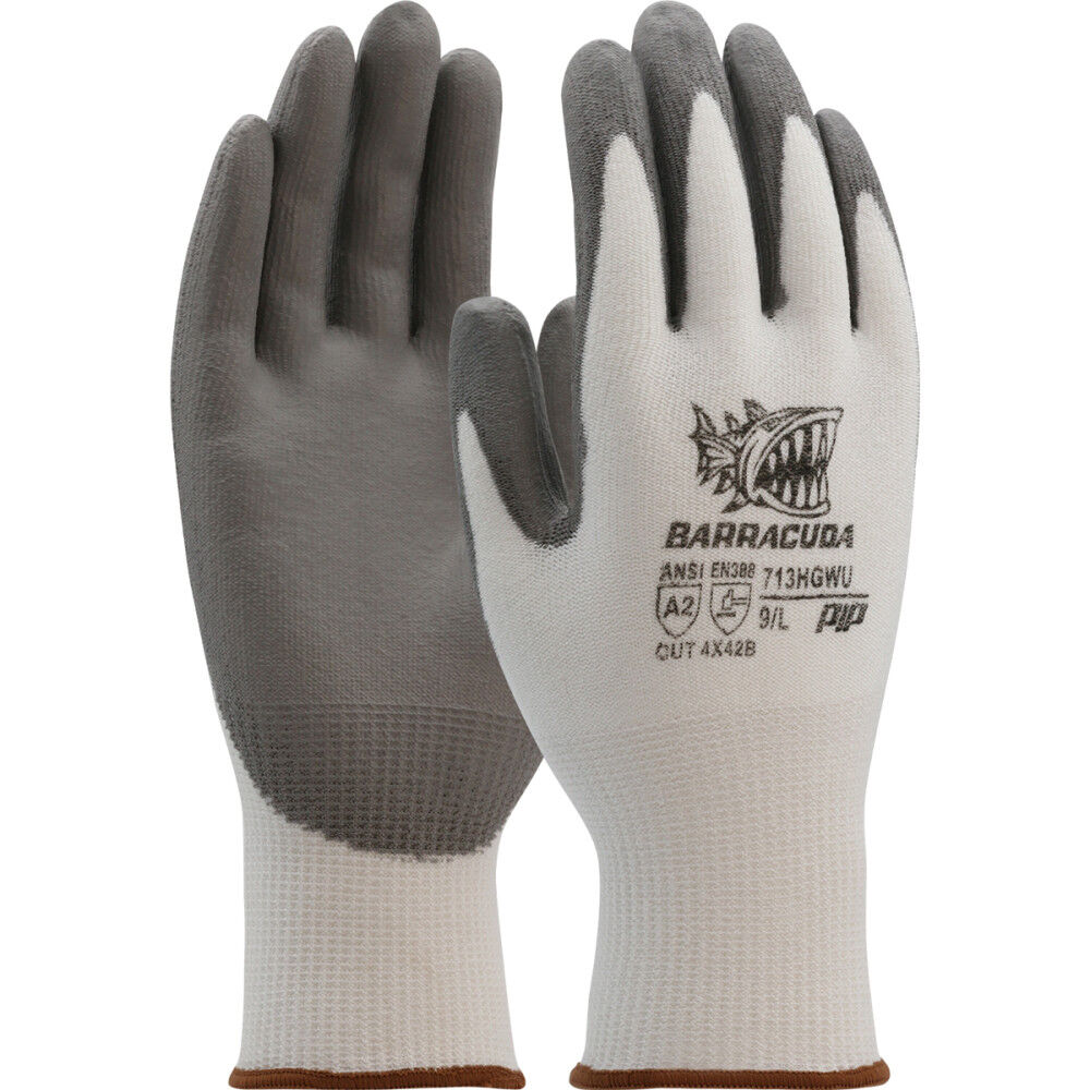 Protective Industrial Products White Barracuda Seamless Knit Polykor Blended Gloves Size XL 12 Pairs - 713HGWU/XL
