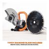 Evolution Power Tools 9 in 15A 6000 Rpm Electric Concrete Cut-Off Saw, small image number 4
