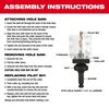 Milwaukee 7/16 in. Large Thread Quick Change Arbor, small