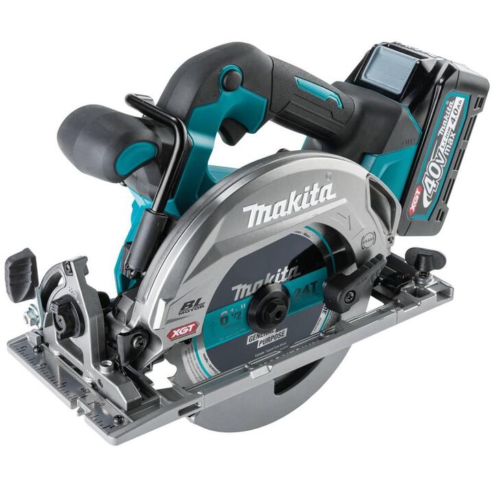 Makita 40V max XGT 6-1/2 in Circular Saw Cordless 4.0Ah Kit, AWS Capable, large image number 2