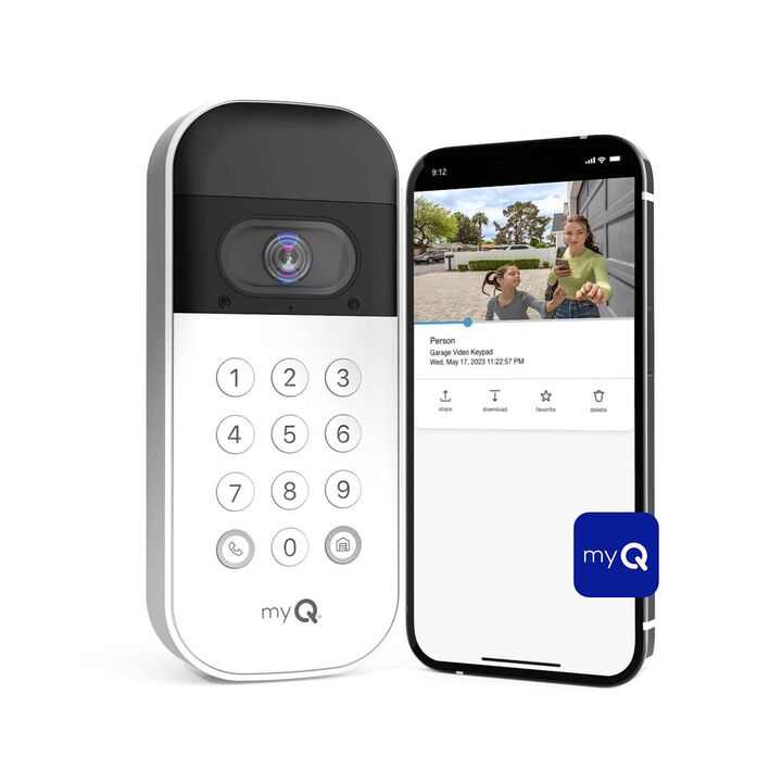 Chamberlain myQ Smart Garage Video Keypad, large image number 1