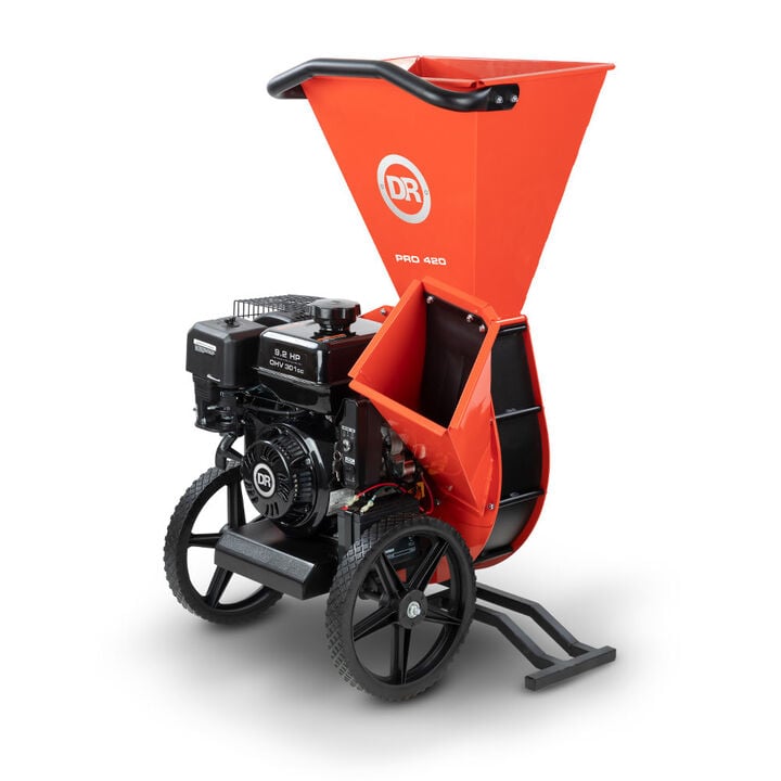 DR Power Equipment PRO 420 9.2HP Gas Powered Electric Start Chipper Shredder