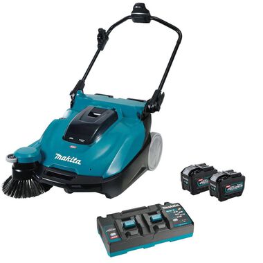 Makita 40V max XGT 25-1/2 Inch Cordless Vacuum Sweeper 8 Ah Kit