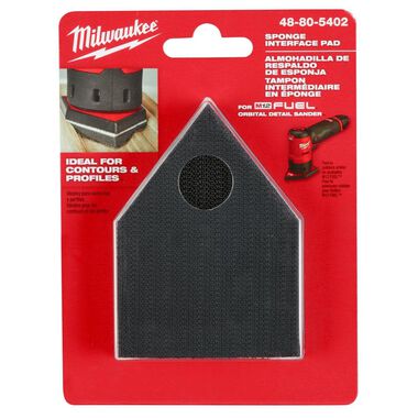 Milwaukee Sponge Interface Pad for M12 Orbital Detail Sander, large image number 2