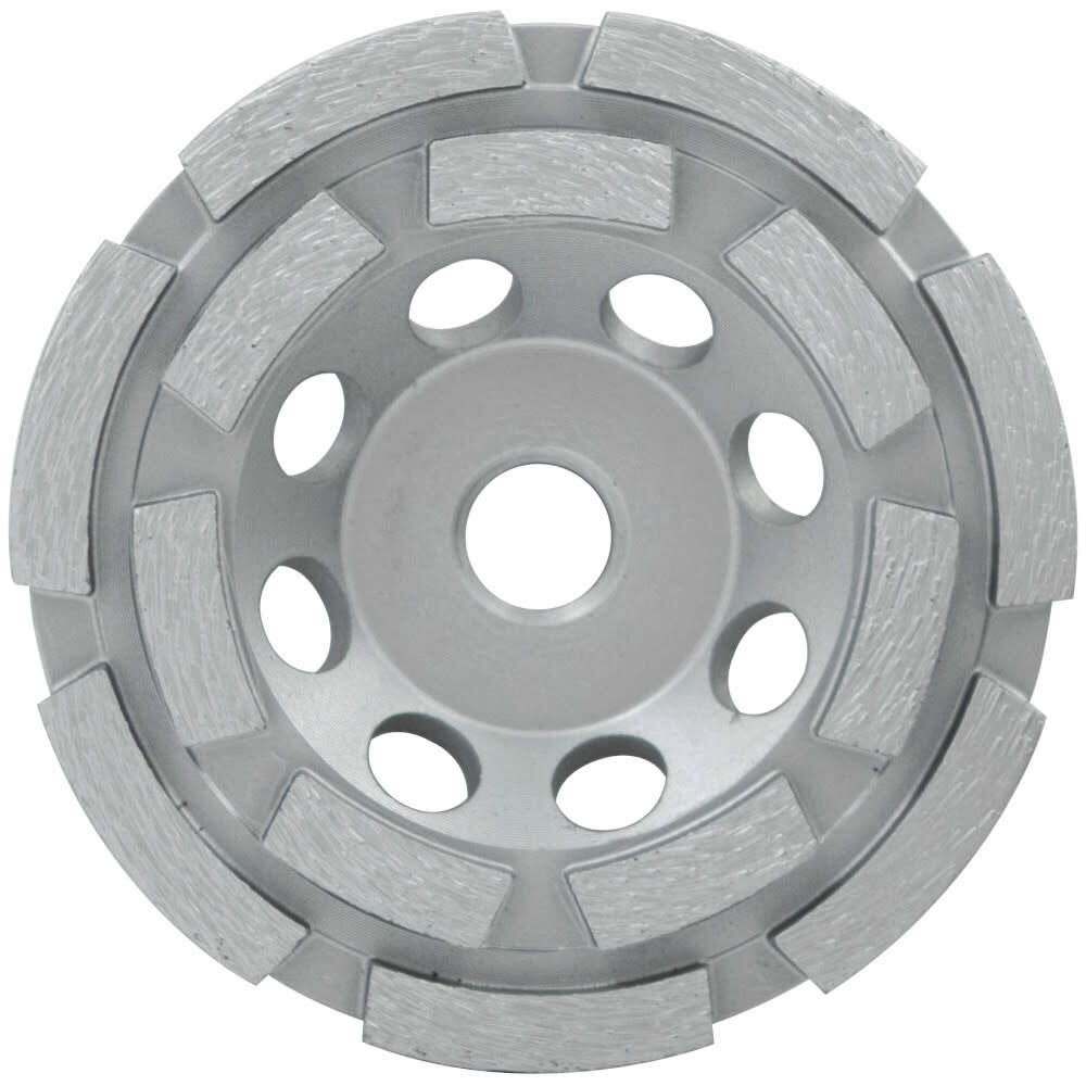 Milwaukee DIAMOND MAX 4 Inch Double Row Segmented Rim Diamond Cup Wheel for Concrete Grinding, large image number 7