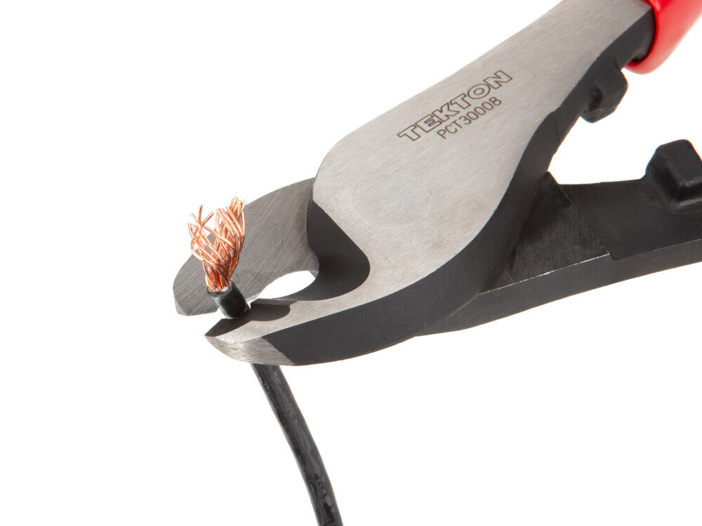 Tekton Cutting Pliers Set, 3-Piece (Diagonal, End, Cable Cutting), large image number 7