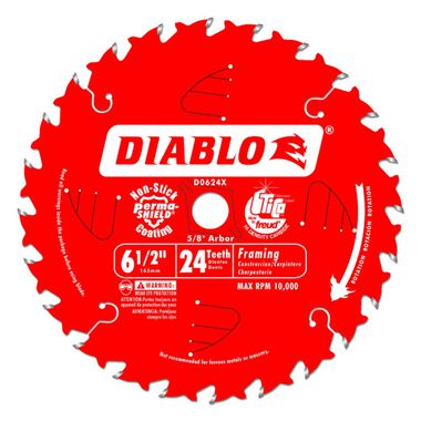 Diablo Tools 6-1/2 In. 24 Tooth Framing Blade, large image number 0