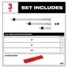 Milwaukee 3/8 Inch Drive Locking Extension Set, 3 Pieces, small image number 5