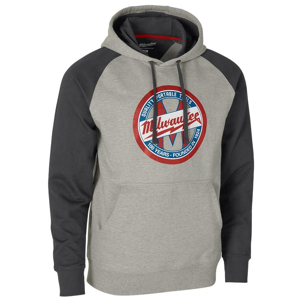 Milwaukee 1924 Work Hoodie Gray - XL, large image number 1