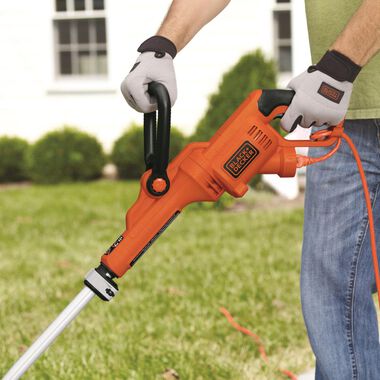 Black & Decker GH3000 7.5 Amp Electric String Trimmer and Edger, Orange, 14