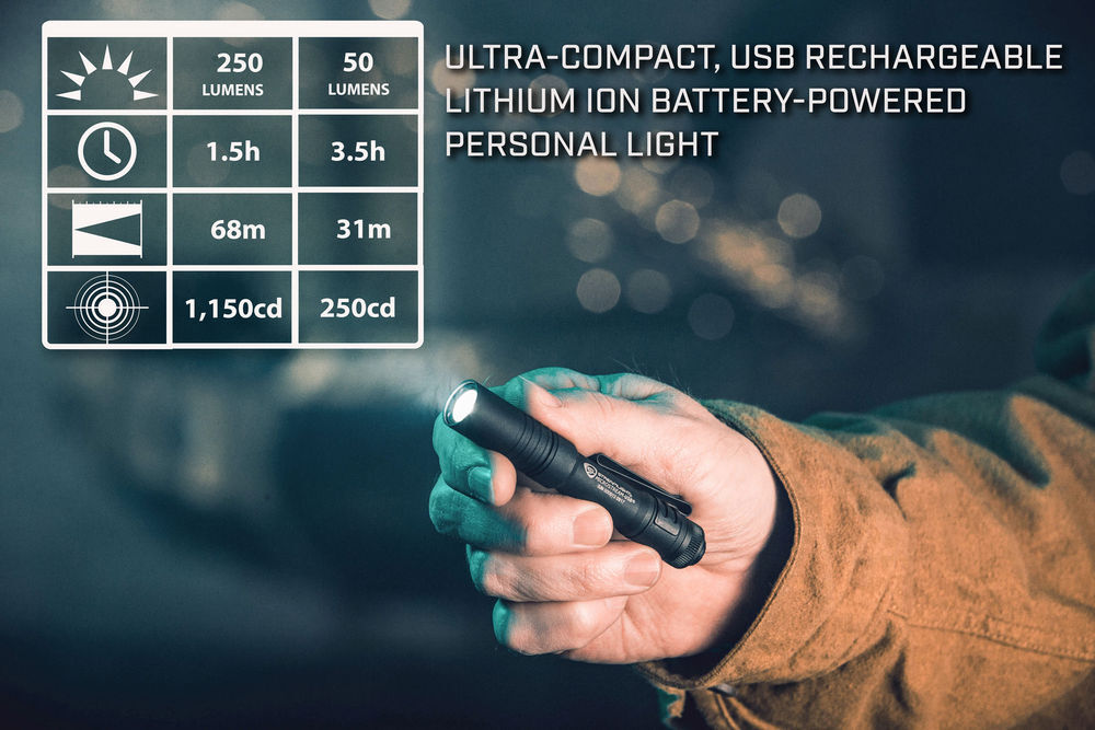 Streamlight MicroStream Black USB Rechargeable Pocket Flashlight, large image number 5