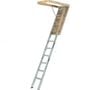 Louisville Ladder Attic Ladder Aluminum 375# 25.5 x 54 7'8in-10'3inH, small