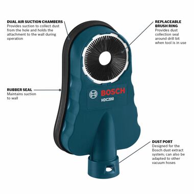 Bosch Universal Dust Collection Attachment, large image number 2