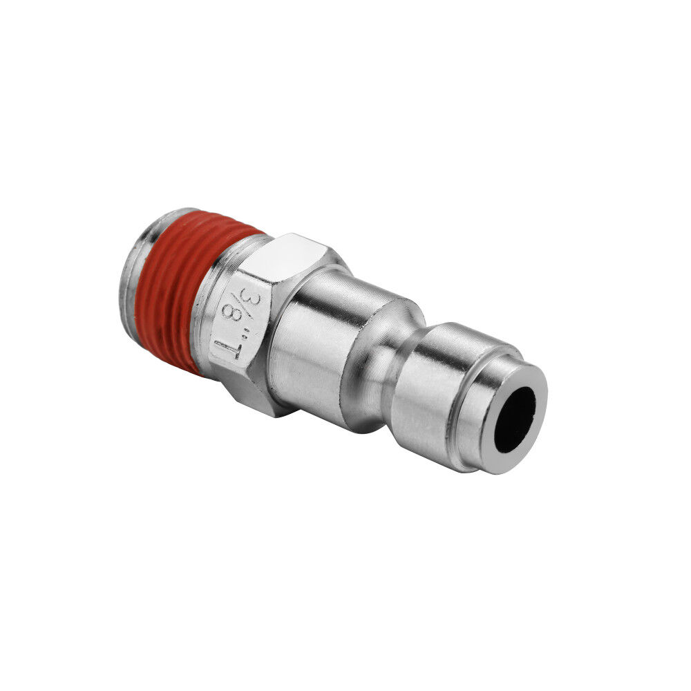 DEWALT 3/8 Inch MNPT Male Automotive Plug, Nickel Plated, 2 Pieces, large image number 2