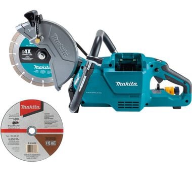 Makita 40V max XGT Brushless Cordless 9 Inch Power Cutter, with AFT, Electric Brake (Bare Tool)
