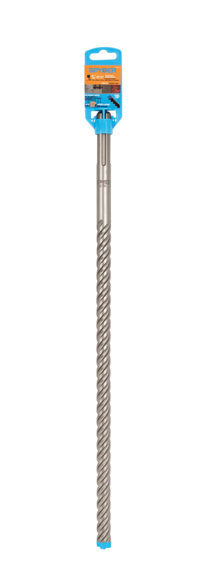 Spyder 3/4 Inch x 21 Inch SDS-Max Hammer Drill Bit, 4-Cutter Carbide-Tip, large image number 7