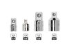 Tekton 1/4, 3/8, 1/2 Inch Drive Adapter/Reducer Set (4-Piece), small image number 2