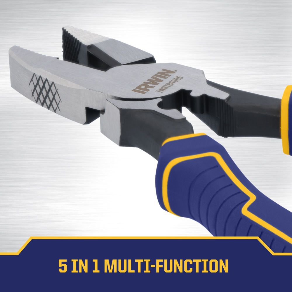 Irwin 5 in 1 Linemans Pliers, large image number 3