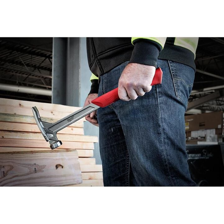 Milwaukee 17 oz Smooth Face Framing Hammer, large image number 6