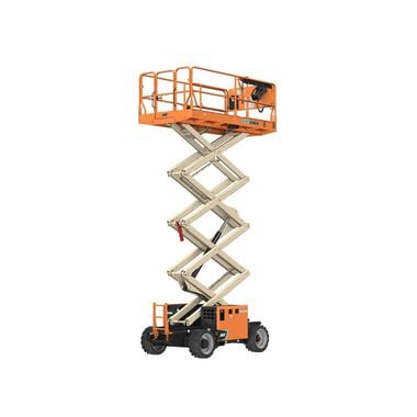 JLG 33' Rough Terrain Scissor Lift 4.5kW Electric Powered 2WD, large image number 0