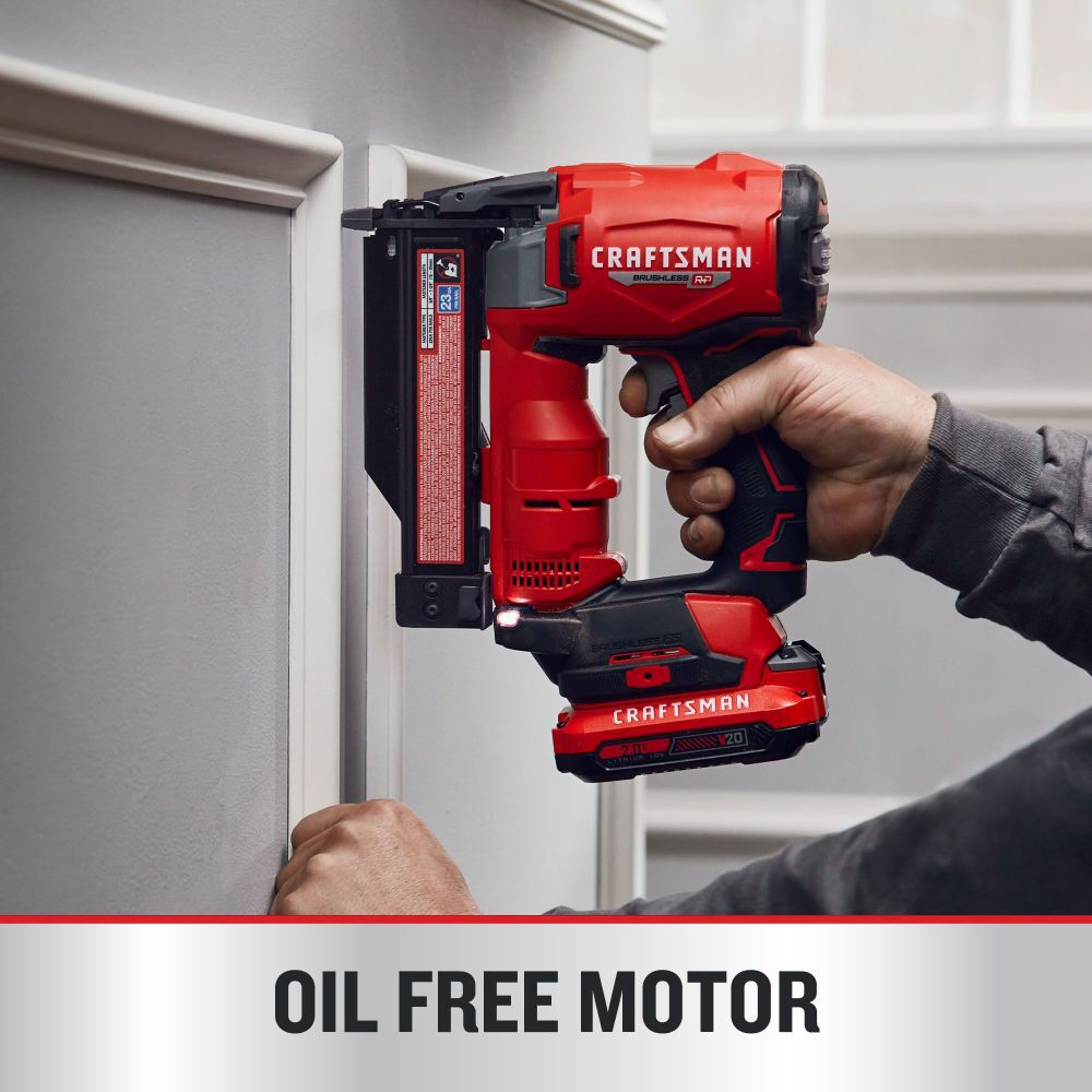 CRAFTSMAN V20 BRUSHLESS RP Cordless 23 Gauge Pin Nailer (Bare Tool), large image number 5