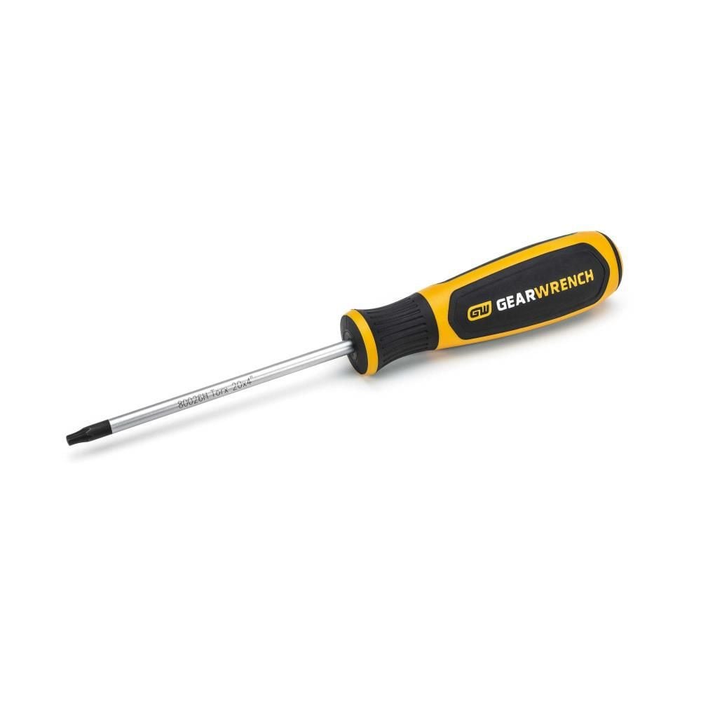 GEARWRENCH T20 x 4inch Torx Dual Material Screwdriver - 80026H