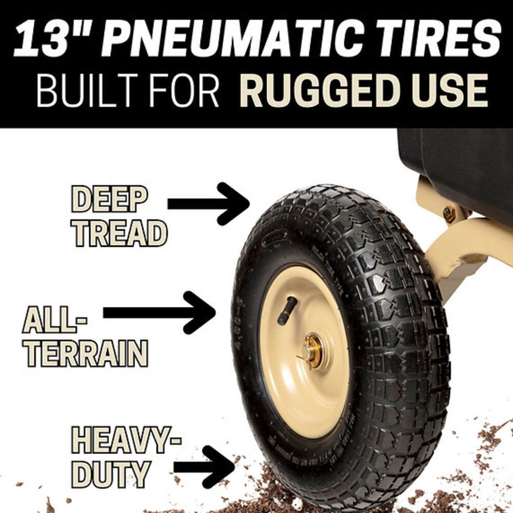 Terratrek Poly Dual Side Dump with Pneumatic Tires, large image number 2
